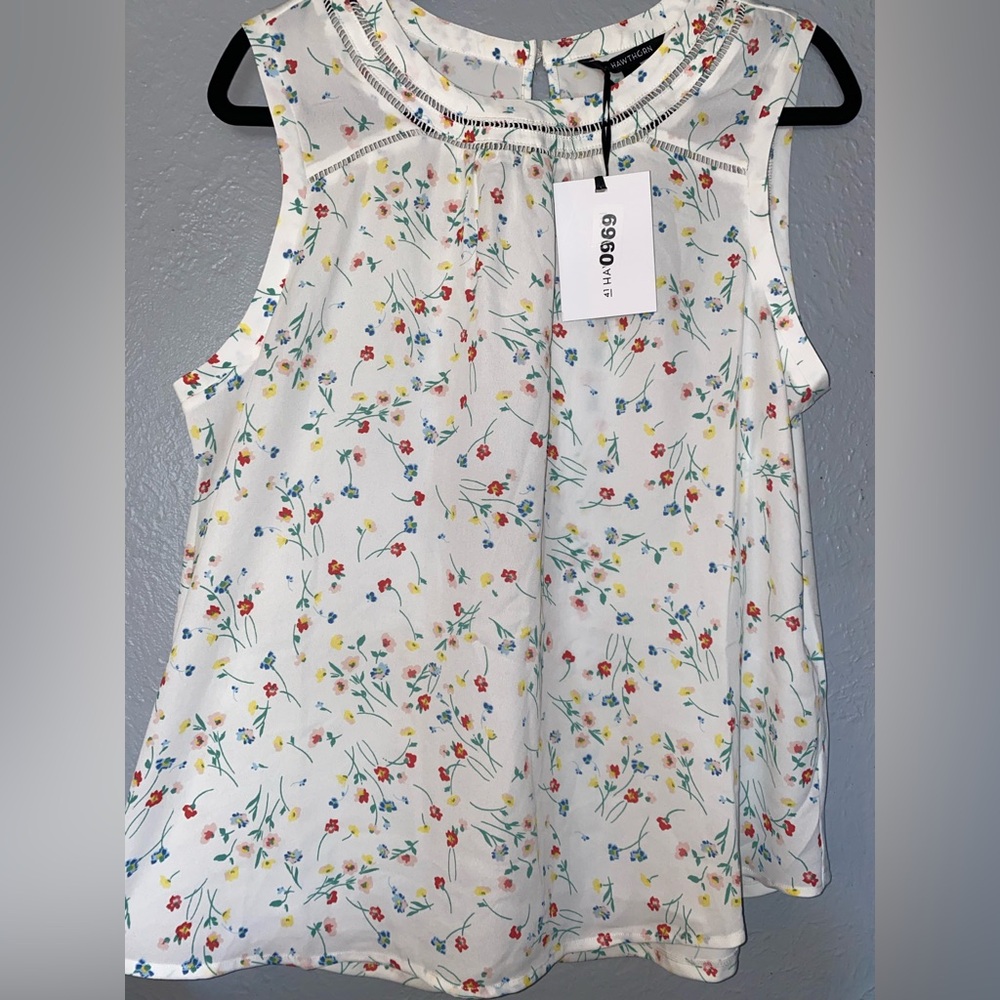 Floral Sleeveless Top